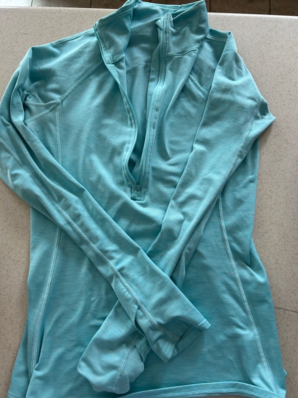 Under Armour Aqua Blue Quarter-Zip Pullover